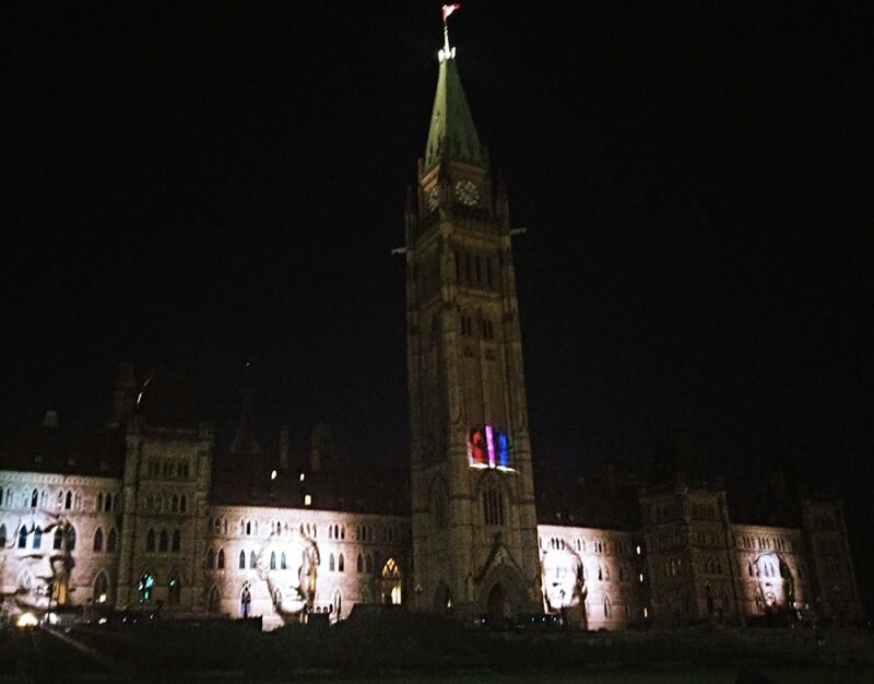 The Northern Lights Parliament Sound And Light Show Ottawa