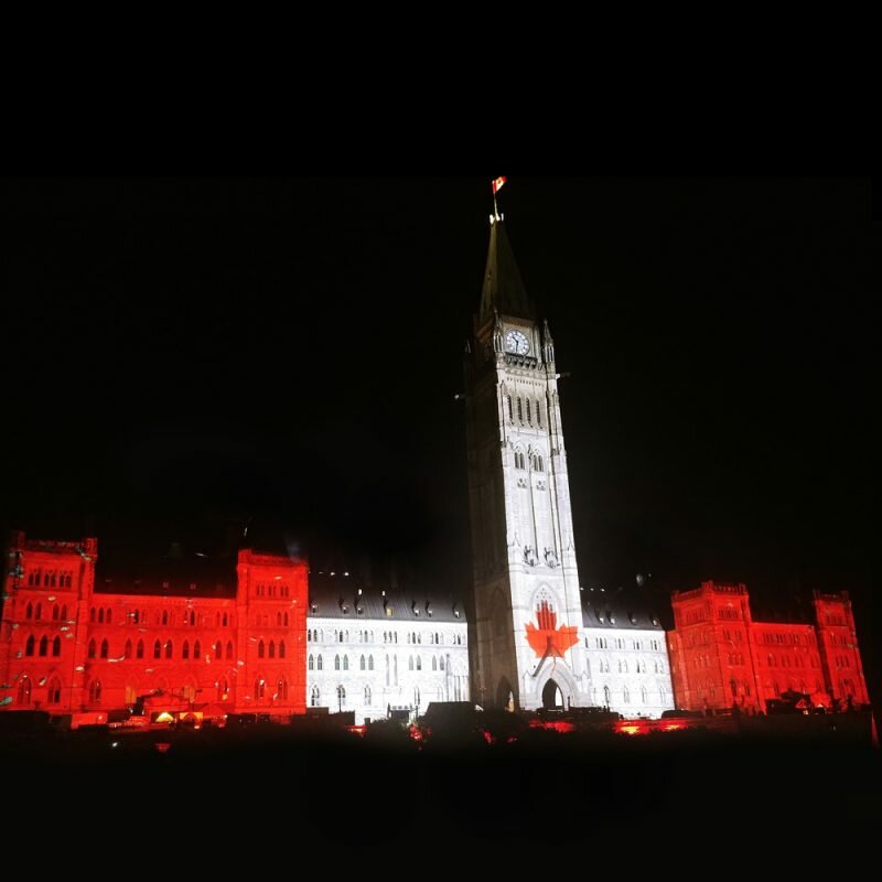 The Northern Lights Parliament Sound And Light Show Ottawa