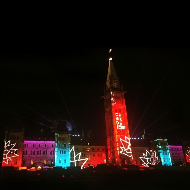 The Northern Lights Parliament Sound And Light Show Ottawa