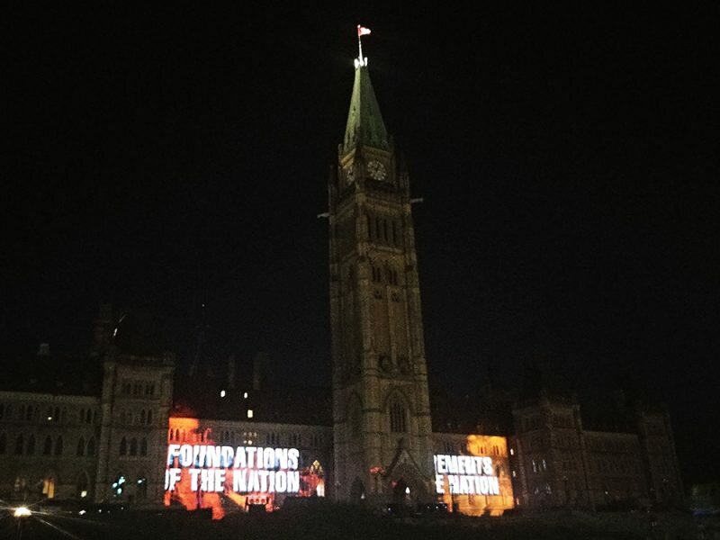 The Northern Lights Parliament Sound And Light Show Ottawa